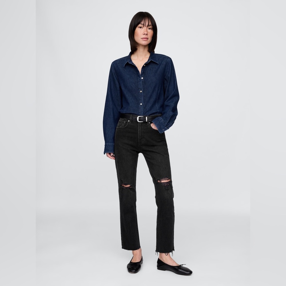 NWOT Gap Cheeky Straight High Rise Jean